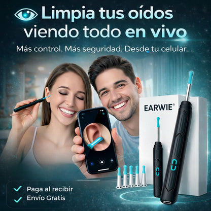 Earwie® | Limpiador de Oídos con Cámara